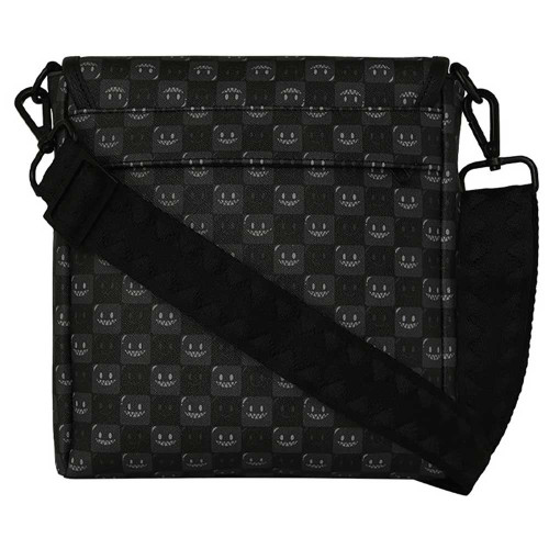 Sprayground Τσαντάκι ώμου Sharks In Paris WTF Bubbly Black Check Messenger Sling